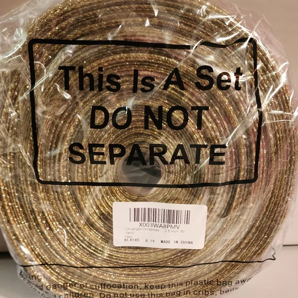 Ribbon 2.5" by 60 yard NEW - Picture 2 of 5